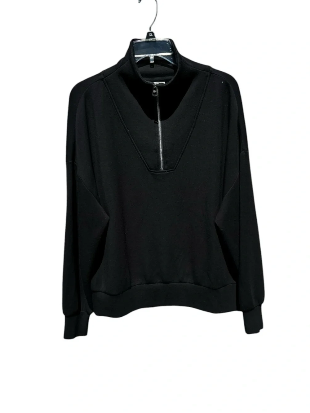 🌻Varley Black Hawley Half-Zip Sweatshirt Women's Size Medium - Picture 3 of 9